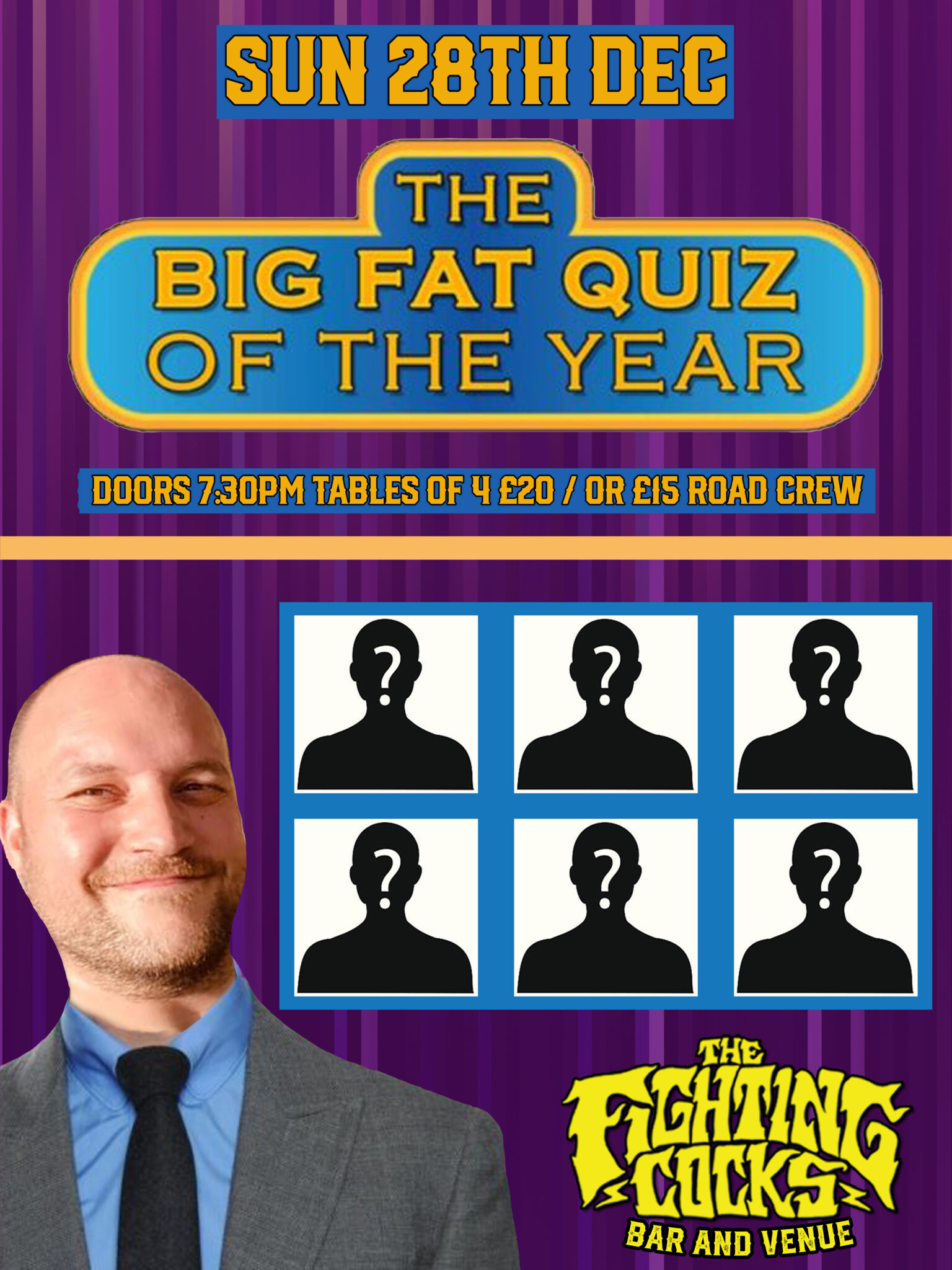 TFC Big Fat Quiz Of The Year! The Fighting Cocks